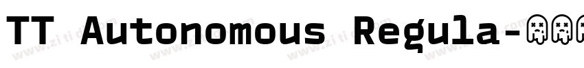 TT Autonomous Regula字体转换